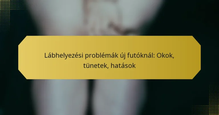 Lábhelyezési problémák új futóknál: Okok, tünetek, hatások